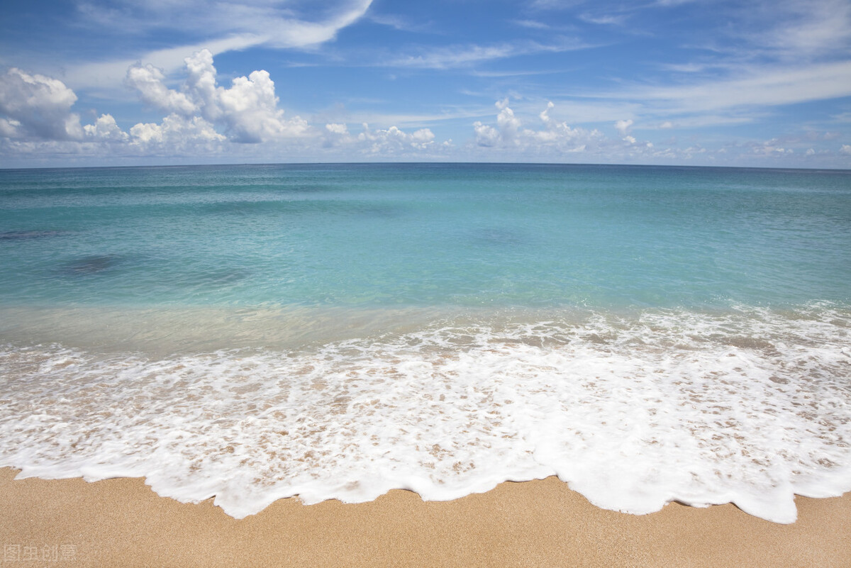 漂亮的大海高清图片大全.海边唯美风景.蓝天大海风光,美丽治愈