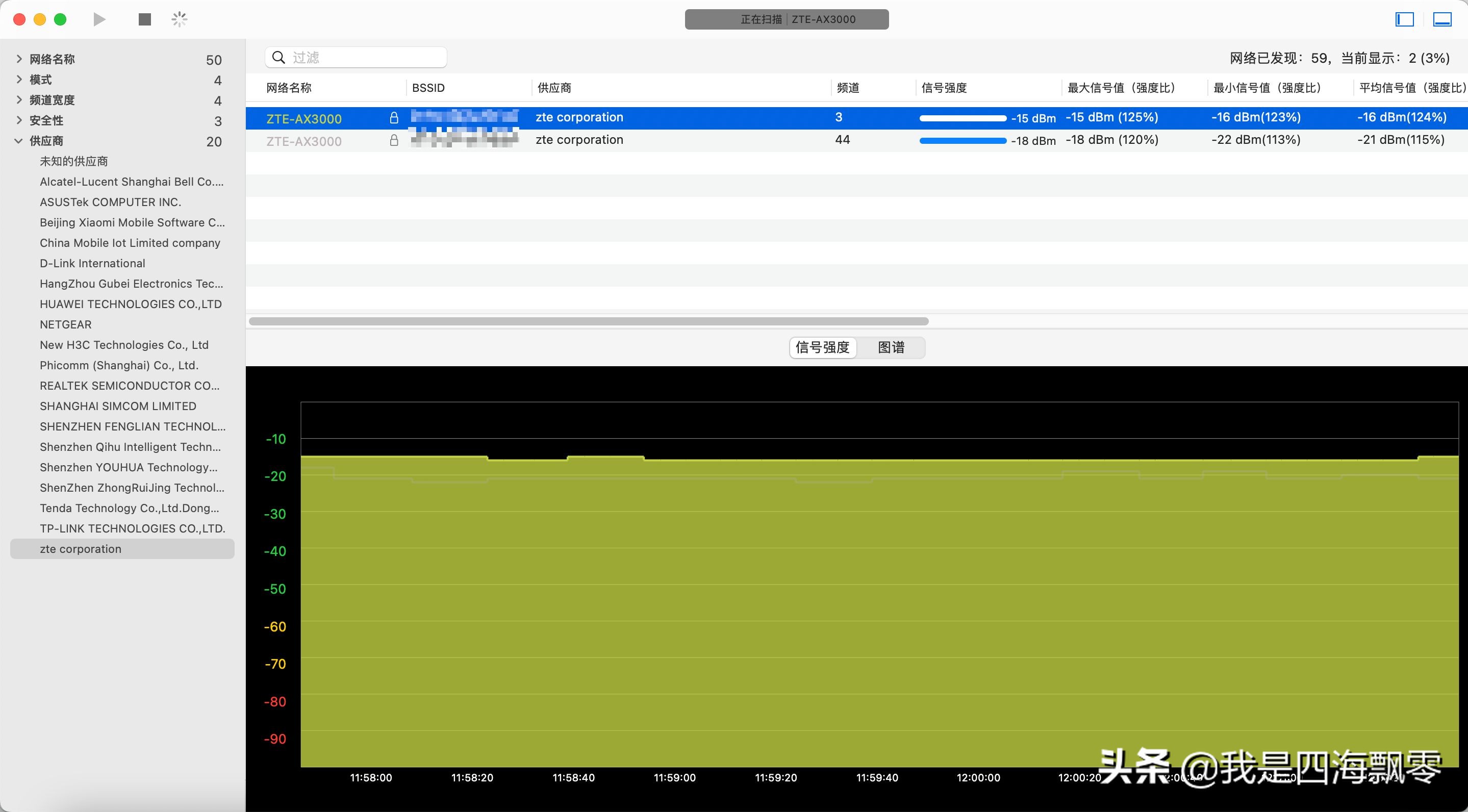 两台ZTE AX3000巡天版做有线MESH组网，无线信号覆盖真的不错