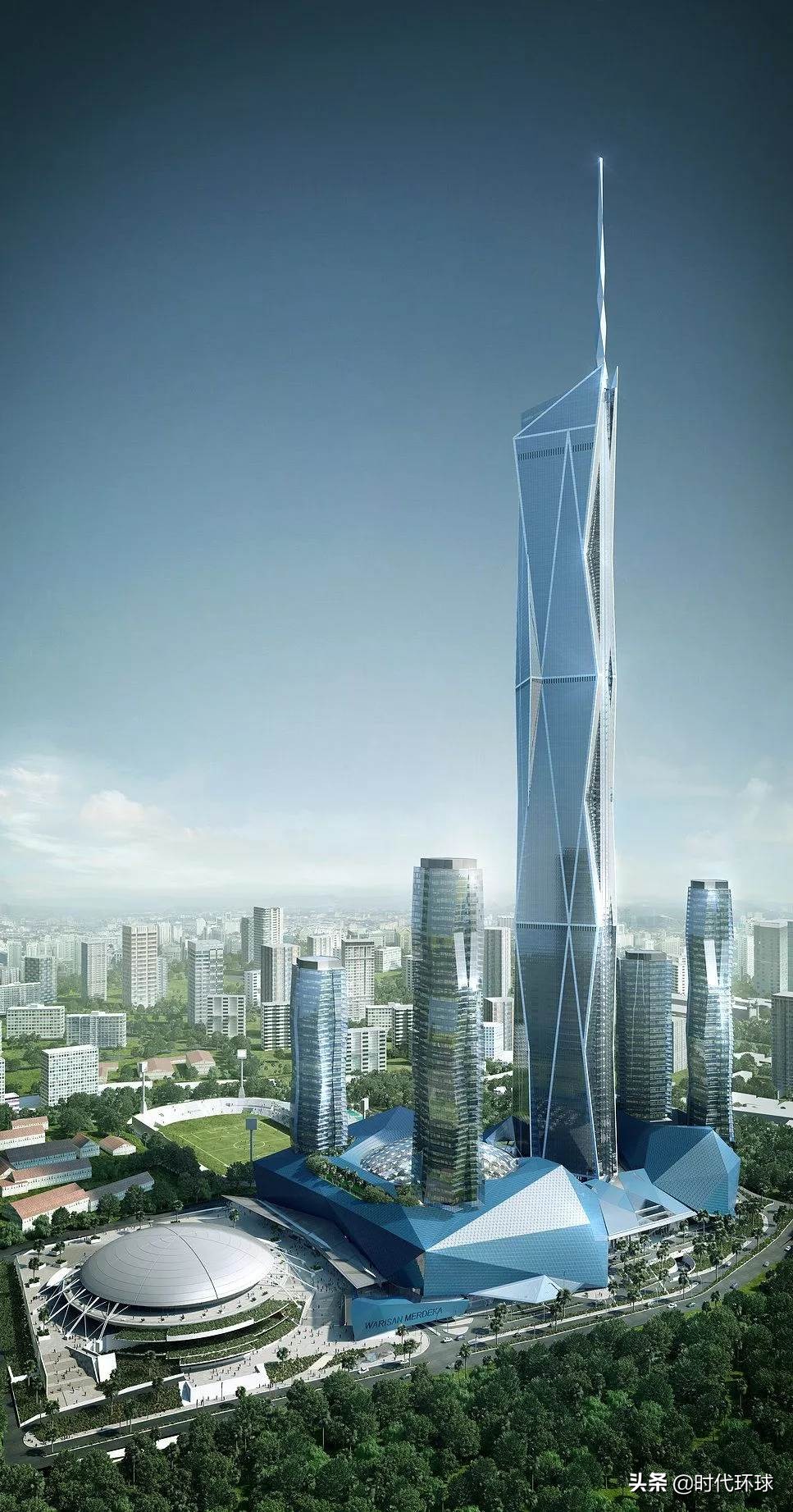 马来西亚吉隆坡默迪卡118封顶取代上海中心大厦成为世界第二高楼
