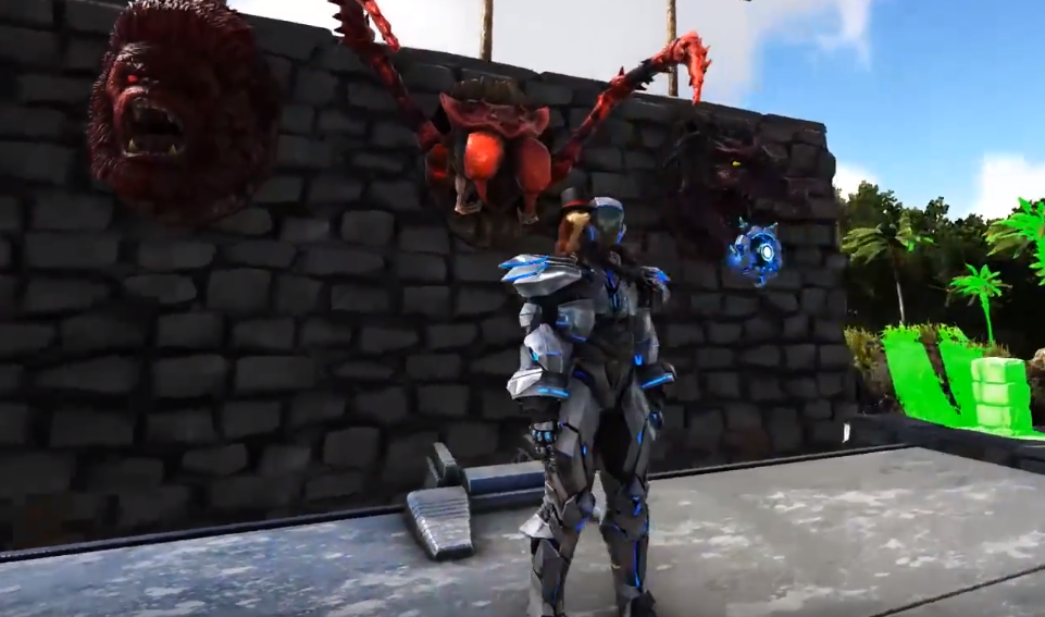 《方舟生存进化》主播肝出超多黑珍珠，打造未来战甲