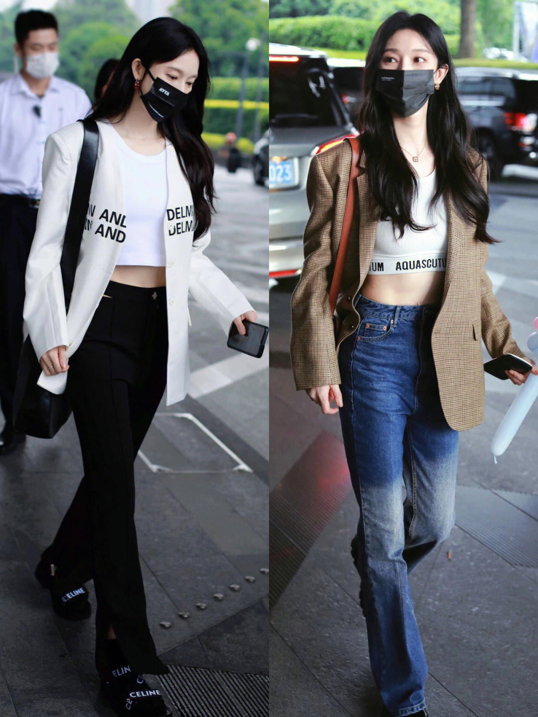 “张俪”的衣品果然很好，基础款也穿得这么时髦，一秒心动