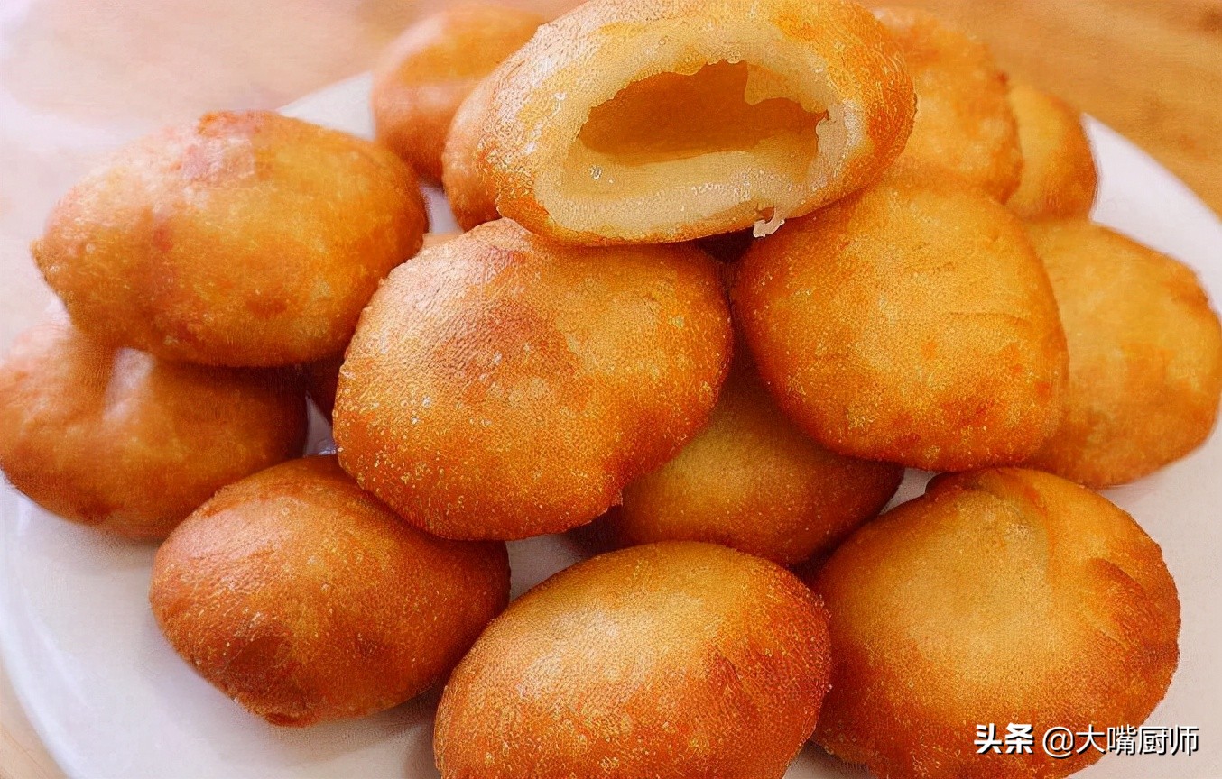 过年了，教你炸油条、糖糕，配方做法全拿走，个个空心，酥脆可口