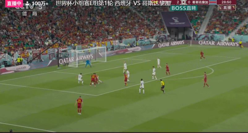 2018年世界杯赛程比分（世界杯-西班牙7-0横扫哥斯达黎加 费兰梅开二度 18岁加维破门创纪录）