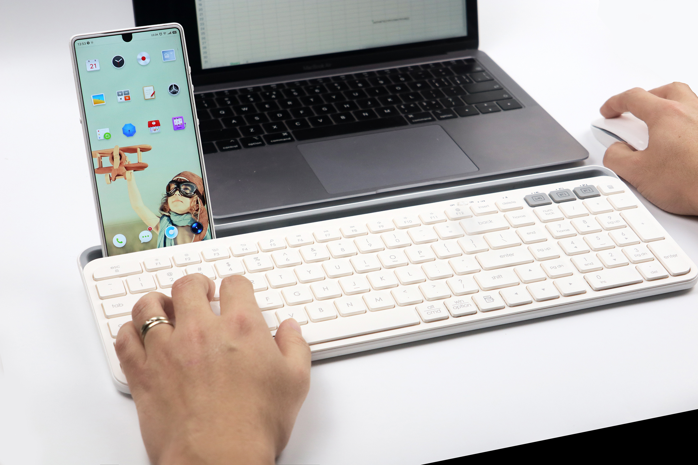 精简桌面 时尚办公——富德键鼠体验