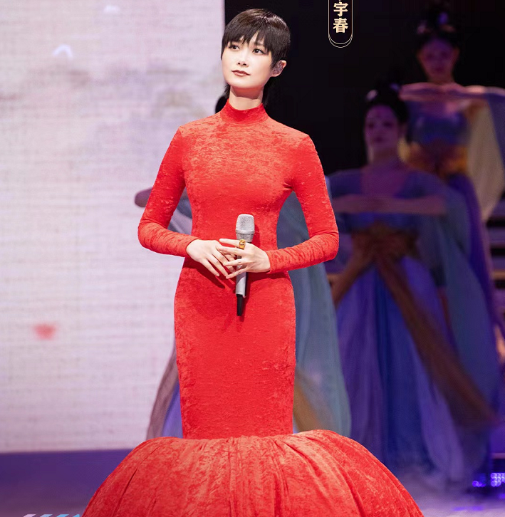 网络视听盛典最惊艳女星：张小斐颈，金晨飒爽，热巴雍容华美