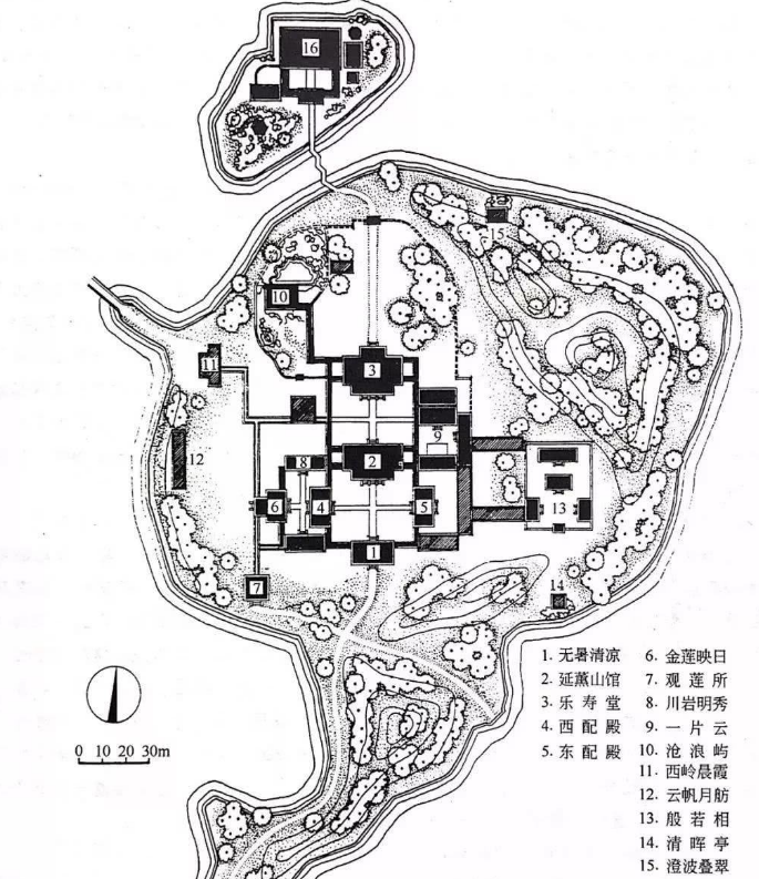 热河行宫的建造也因为康熙的关心而声势浩大,负责建造行宫的人决定将
