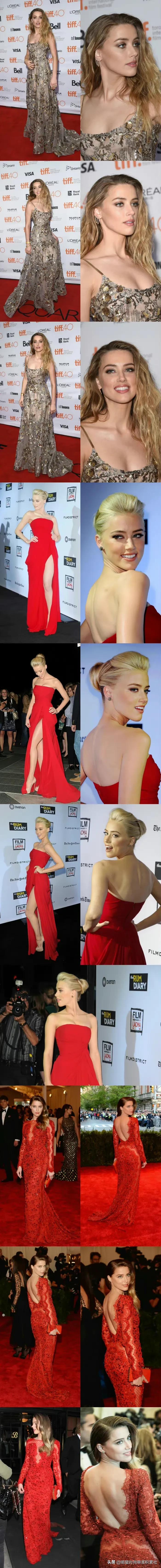 Amber Heard｜最全的红毯绝美造型合集上线