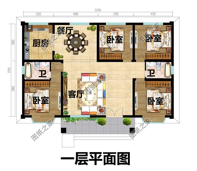 农村一层自建房，造价15w，成本不高，人人都能建