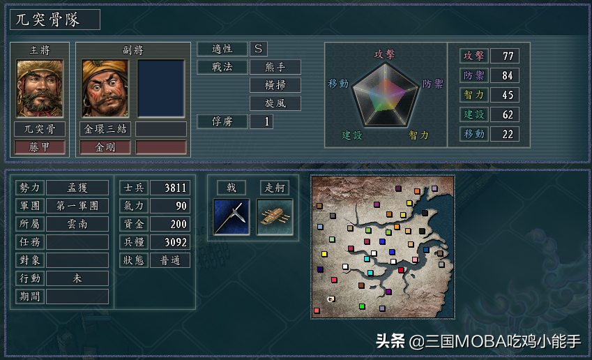 三国志11：理想丰满现实骨感的4个组合，看似合理，其实最没用