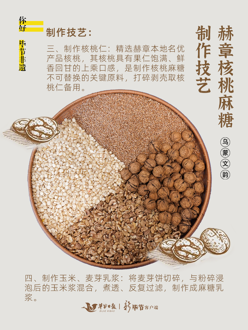 夜郎国流传至今的核桃麻糖！
