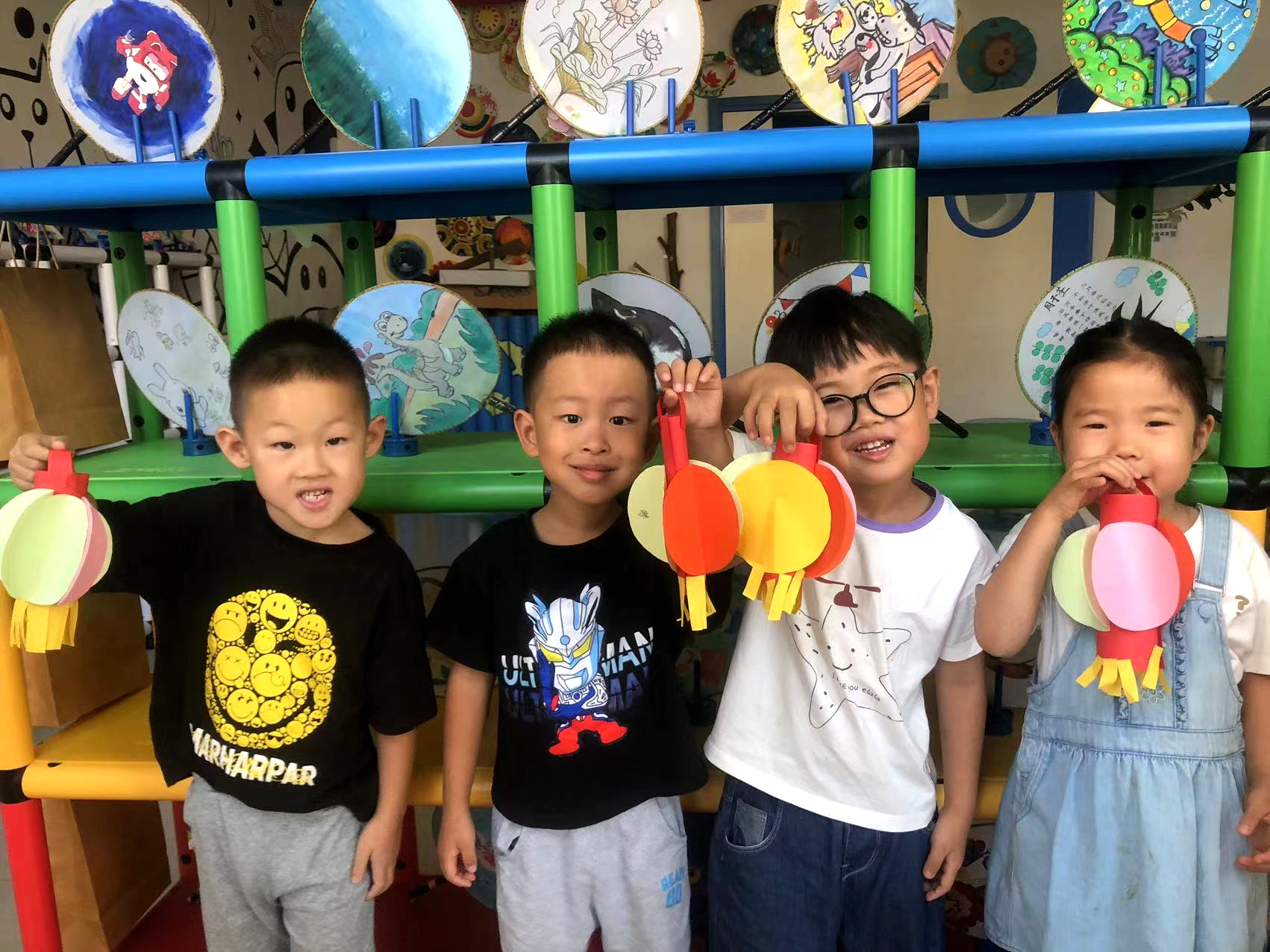 福山区清洋街道中心幼儿园举办中秋国庆双节主题活动