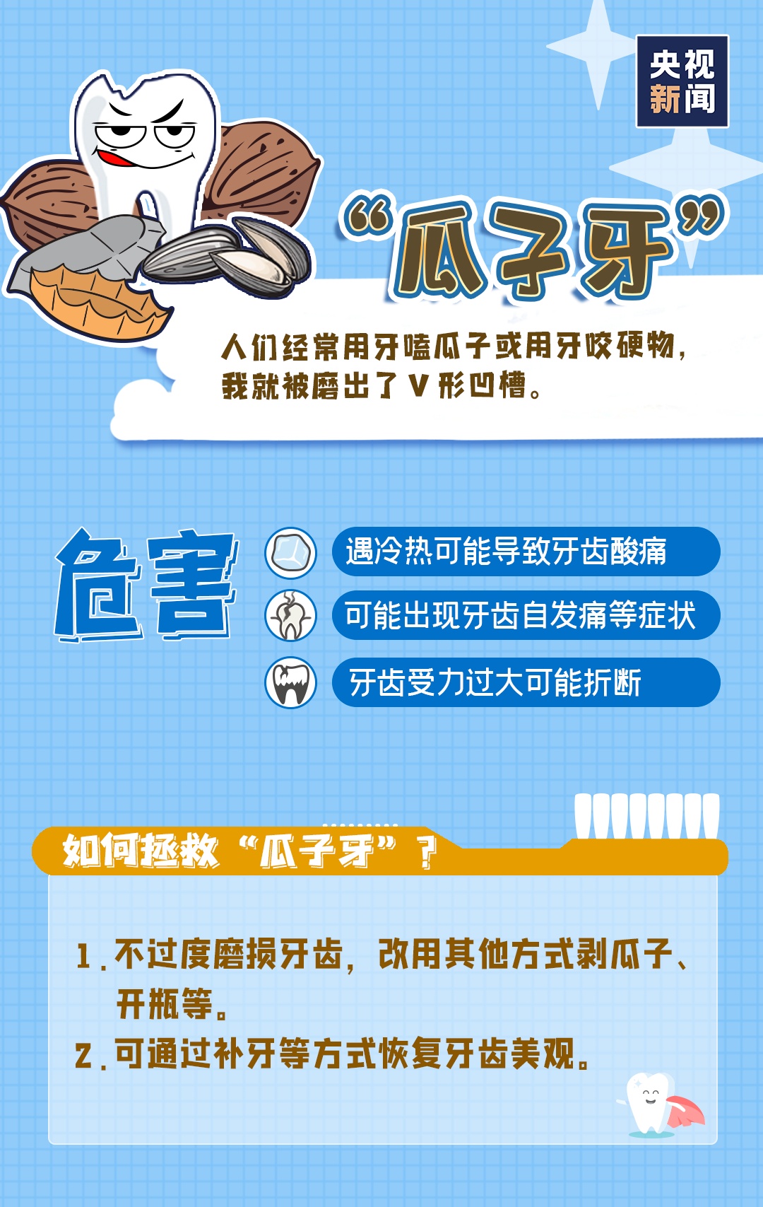 放大1000倍的牙齿太可怕了!看过你肯定会好好刷牙了