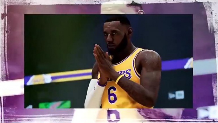 nba2k22名宿有哪些(湖人全14人NBA2K22数值：詹姆斯96浓眉93威少86甜瓜78)