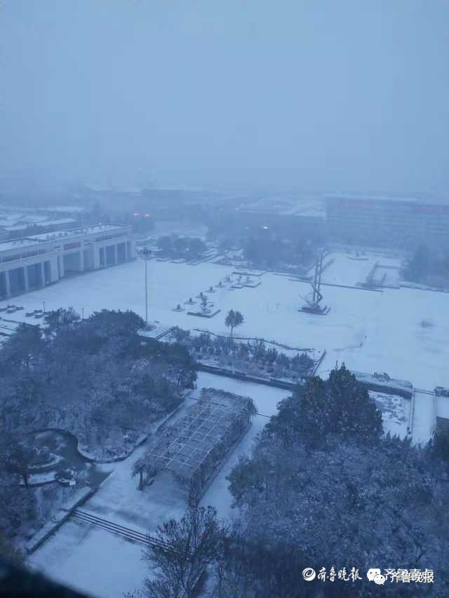 初雪已“到账”!济南、德州、聊城...多地“勇闯天涯”,朋友圈“全白了”