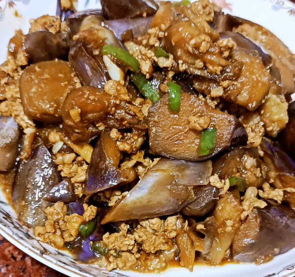 肉沫茄子,肉末茄子的家常做法步驟