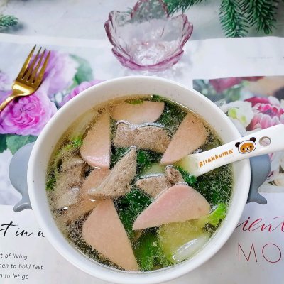 豬肝湯,豬肝湯怎么做好吃又嫩又好吃