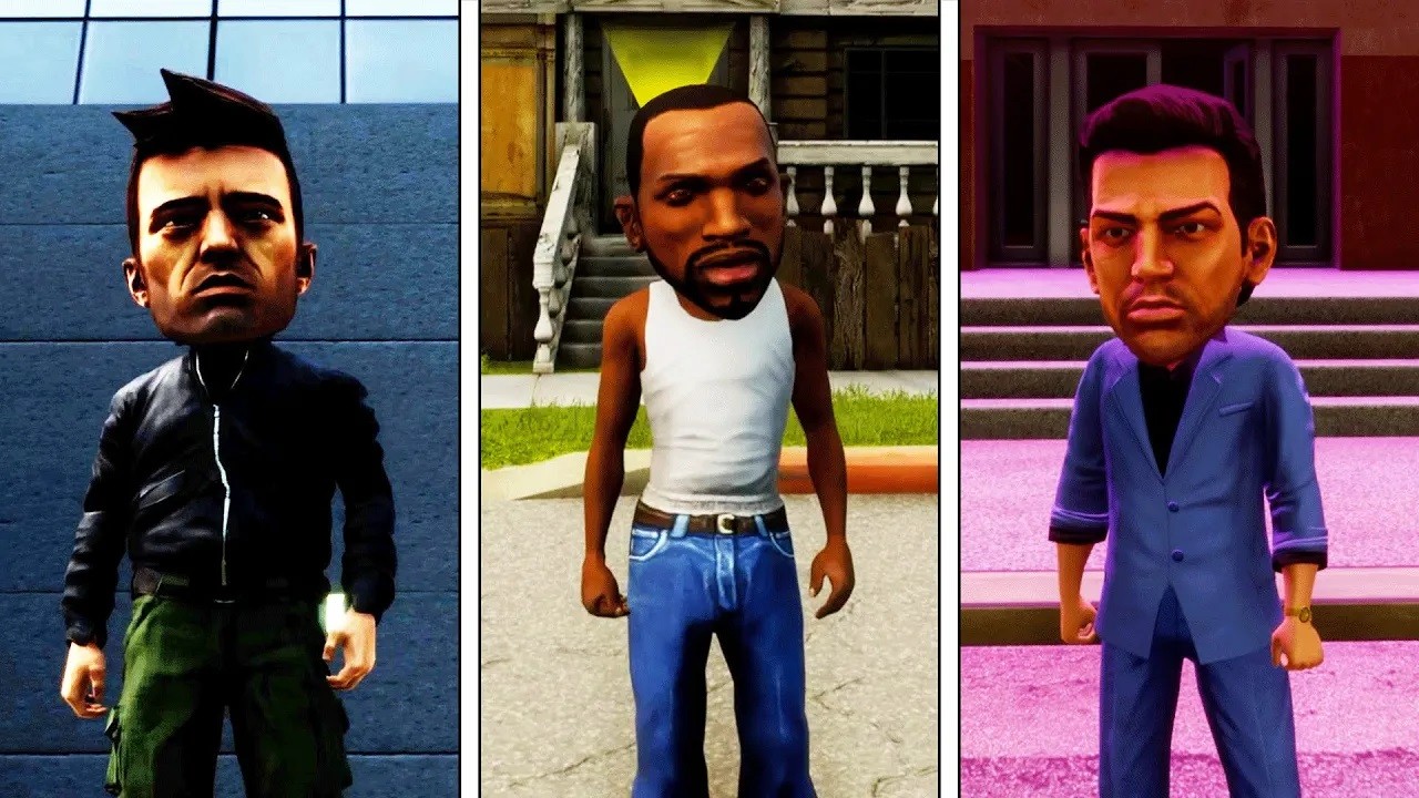 《GTA：三部曲-终极版》新增大头模式变身秘籍