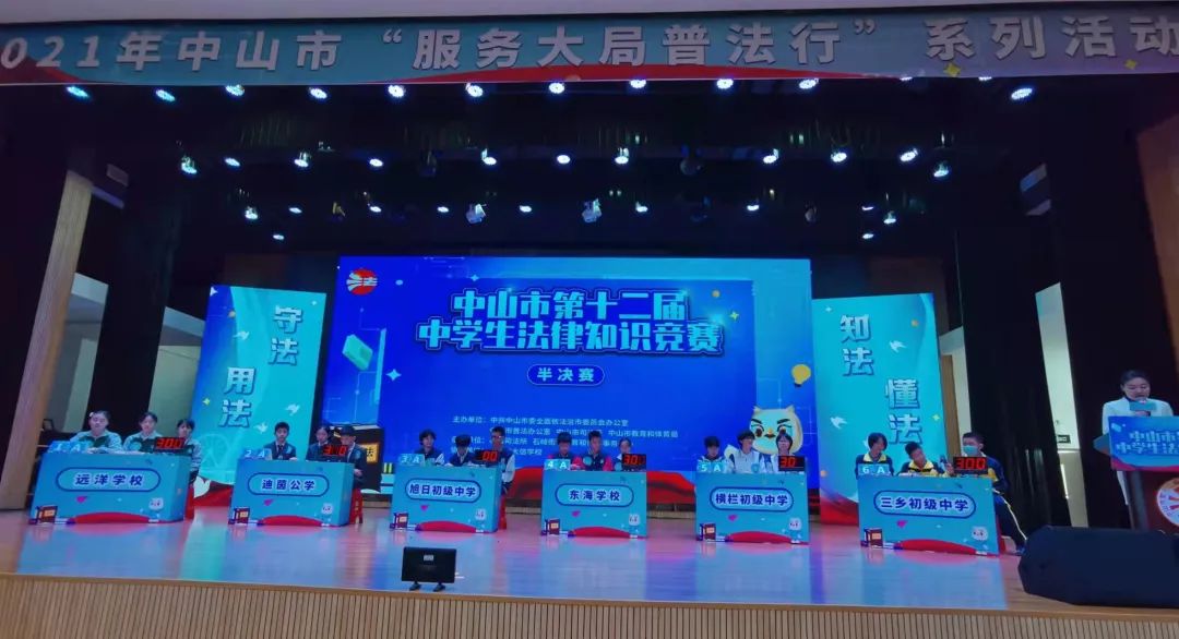 喜讯！东凤镇包揽中山市中学生法律知识竞赛前三名