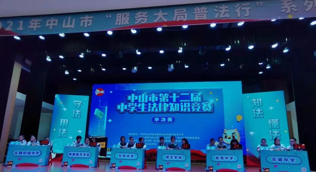 喜讯！东凤镇包揽中山市中学生法律知识竞赛前三名