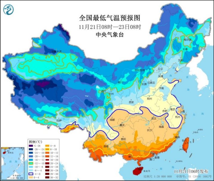 南方多地降温如换季 最近寒潮为啥总爱周末来？黑龙江暴雪区新增积雪或超40厘米