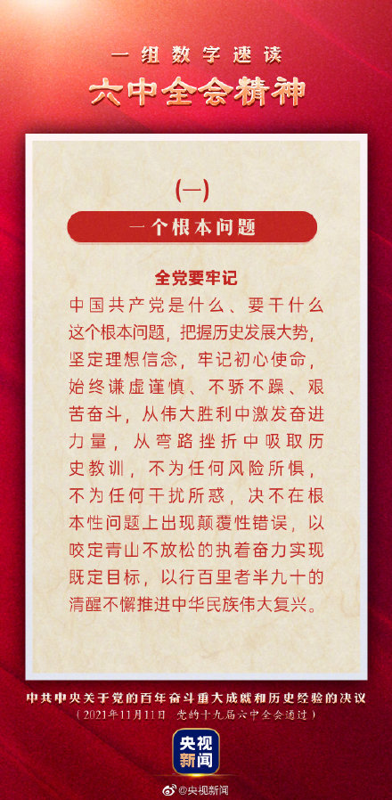转存！一组数字速读六中全会精神