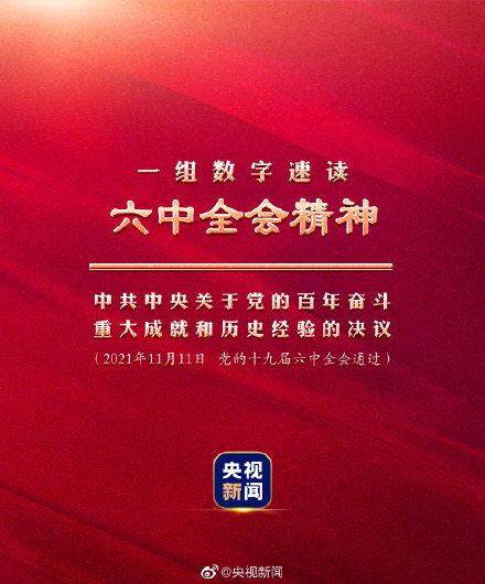转存！一组数字速读六中全会精神