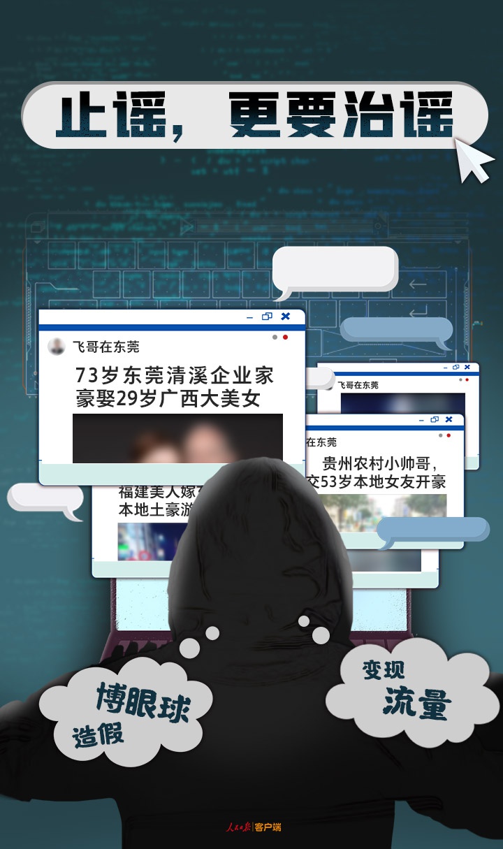 人民日报：把祖孙照造谣成老夫少妻，这样的“谣棍”必须依法严惩