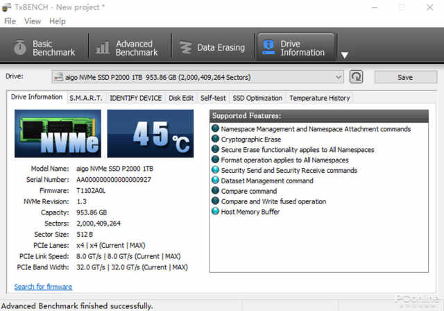 双十一火爆全网的1TB NVMe固态，性能表现究竟如何？——aigo P2000固态硬盘评测