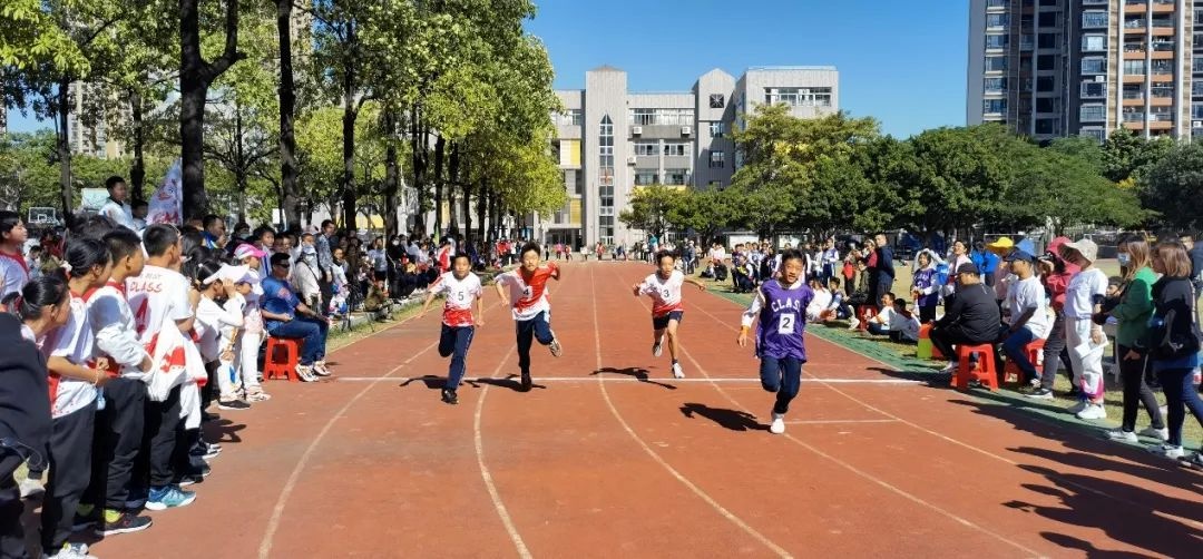 天河区前进小学举办2021学年秋季田径运动会(图7)