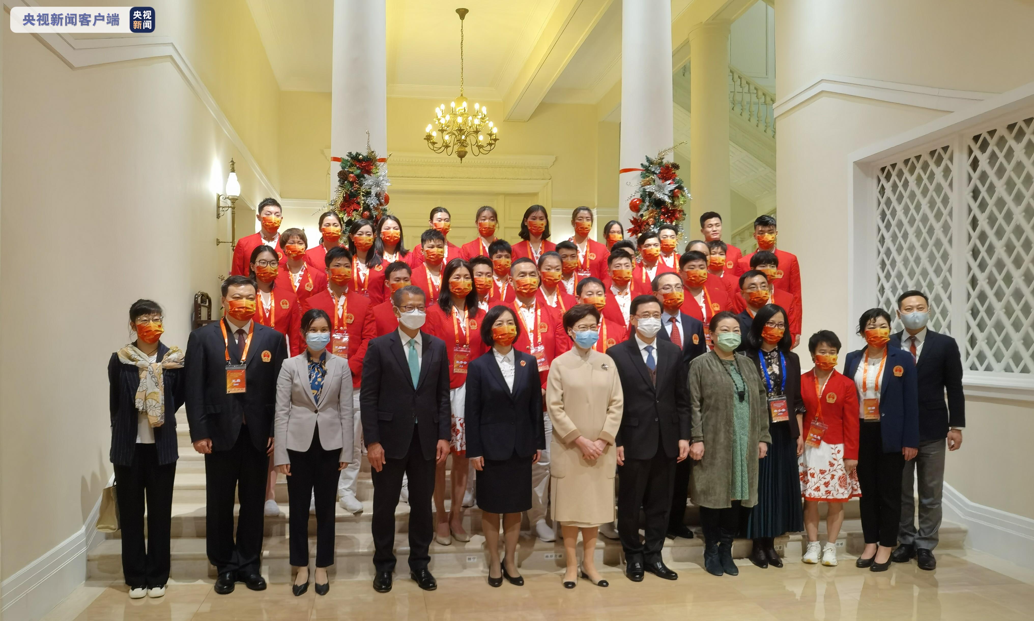 奥运国家代表团访港，既是香港人的榜样，也体现香港是祖国一份子