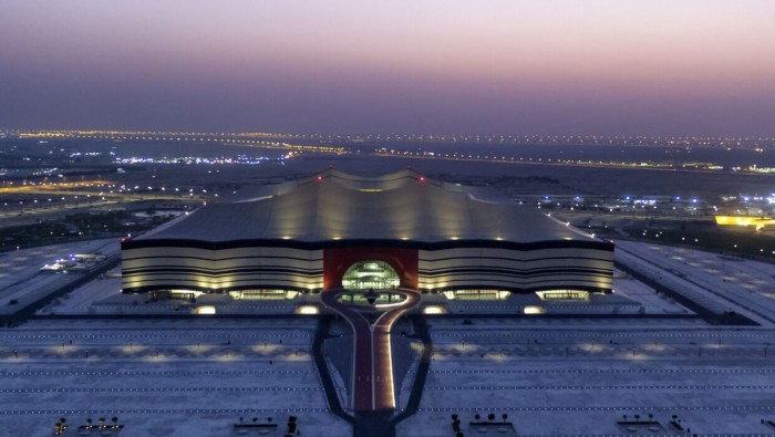 世界杯运动公园(卡塔尔一座世界杯体育场外观类似于巨大的游牧帐篷)