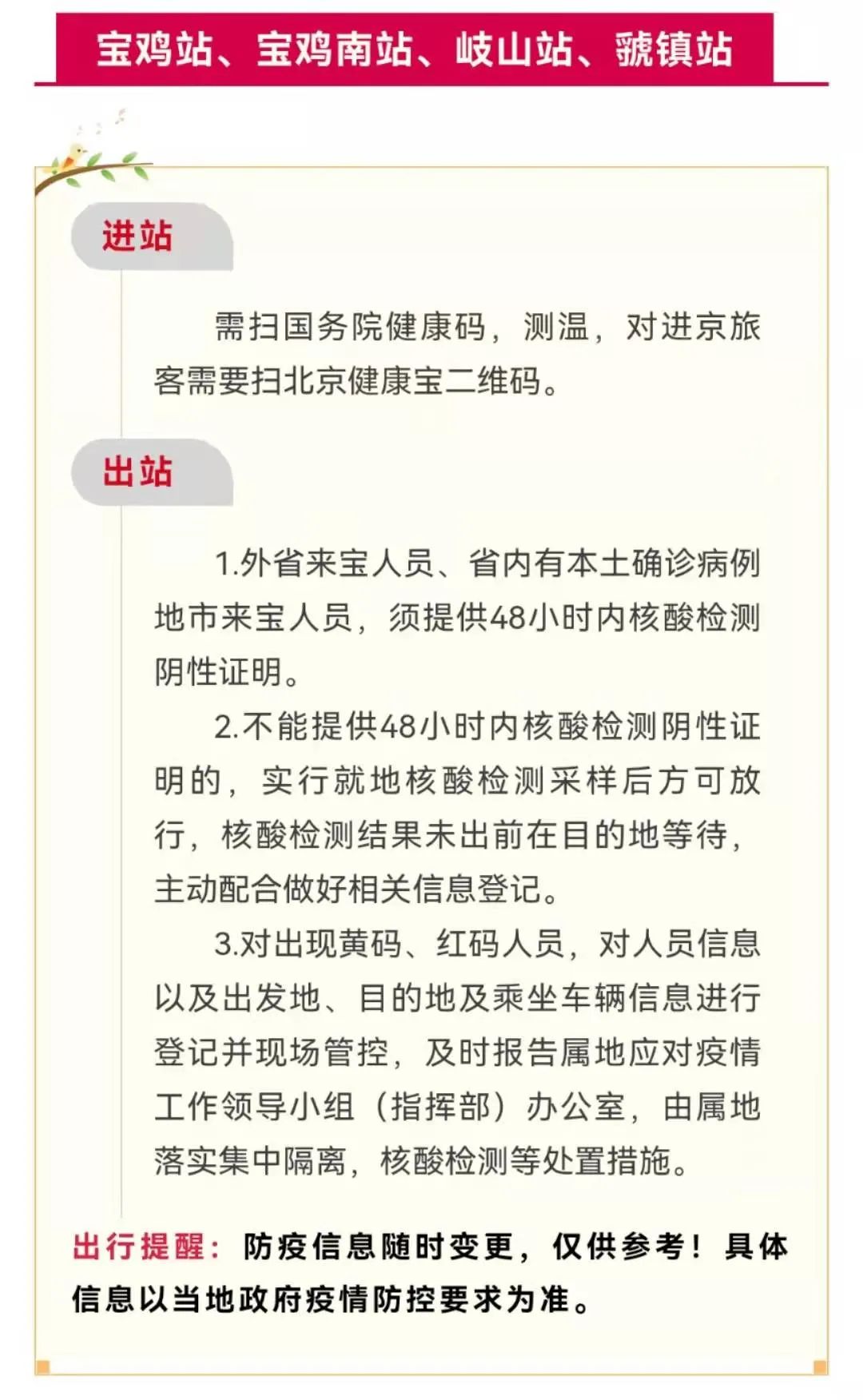 安康高客站、火车站防控政策有变！|| 897扩散