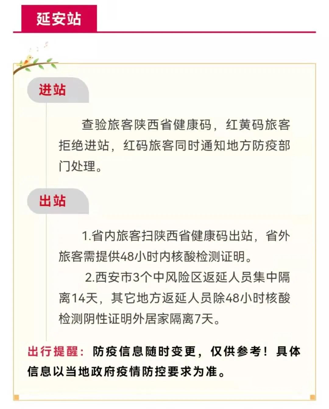 安康高客站、火车站防控政策有变！|| 897扩散