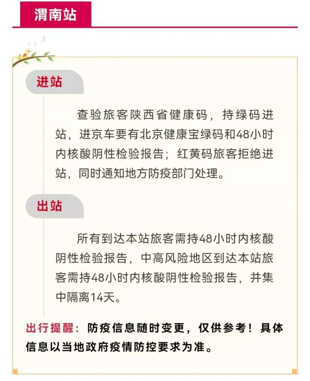 安康高客站、火车站防控政策有变！|| 897扩散