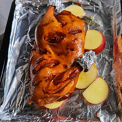 你做的烤箱版烤鸭,和饭店大厨相比,只差这一步
