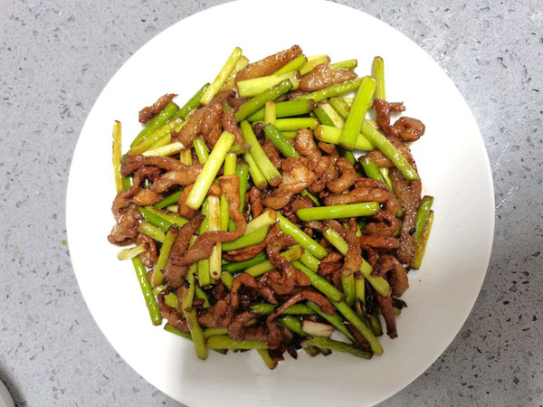 蒜苔炒肉絲,蒜苔炒肉絲的做法