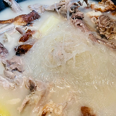 老鴨粉絲湯,老鴨粉絲湯的做法