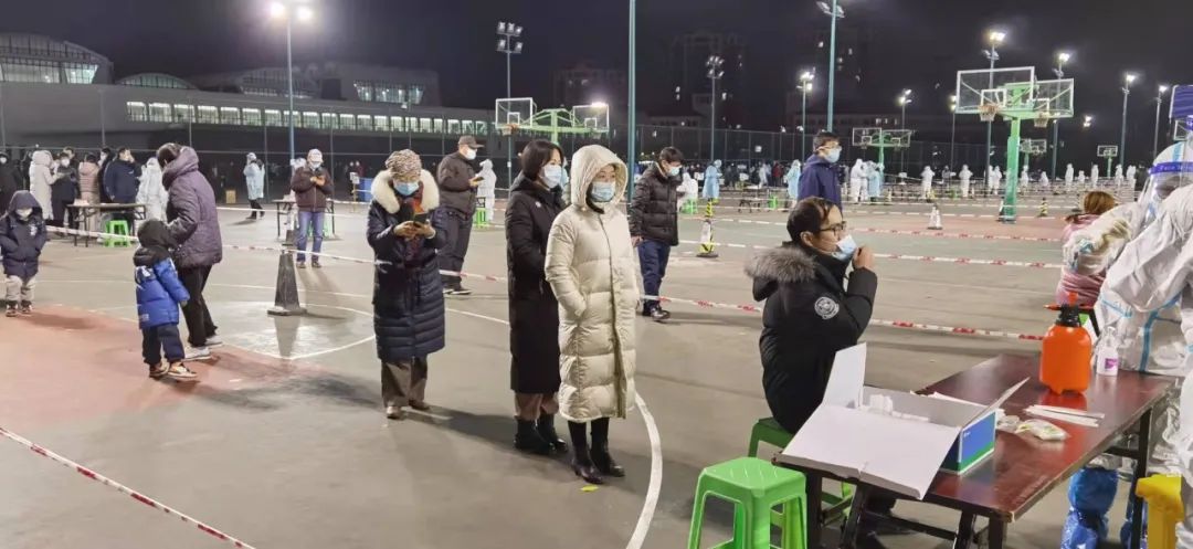 天津大学北洋园校区进行全员核酸检测