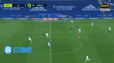 法甲-科雷尔替补破门姆巴佩两中框 巴黎1-1里昂联赛两连平