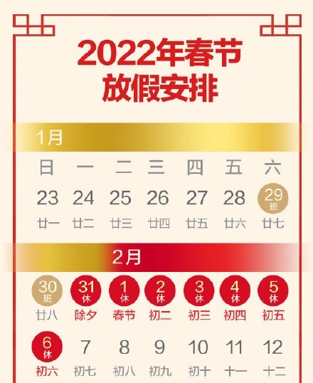速看！2022春节放假调休安排来了，连上7天班后连休7天！多地倡议春节“非必要不离开”