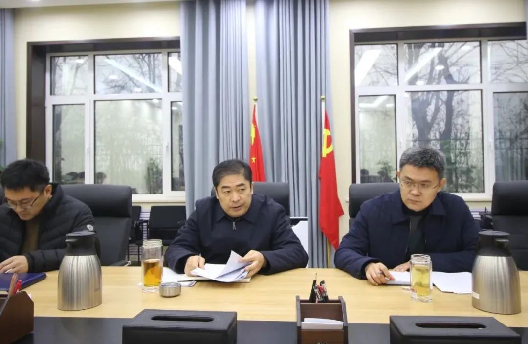 济南新材料产业园区召开党工委扩大会议