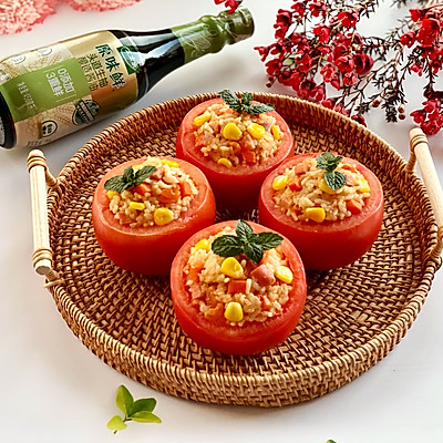 开运年菜,"柿柿如意"番茄饭,愿新的一年事事如意,顺风顺水