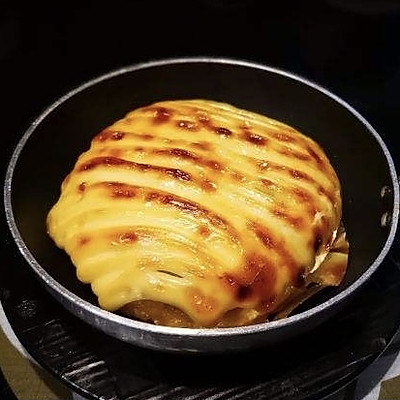 芝士就是力量,年夜饭能惊艳全桌的拉丝糯米鸡,中西结合口感逆天