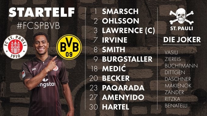 多特蒙德阵容名单（多特VS圣保利首发：哈兰德、罗伊斯先发，穆科科、雷尼尔替补）