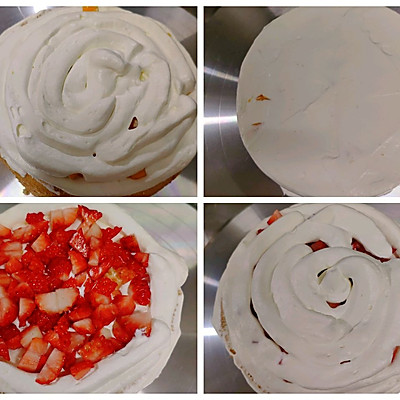 草莓水果蛋糕图片（高颜值草莓断层蛋糕的制作技巧）