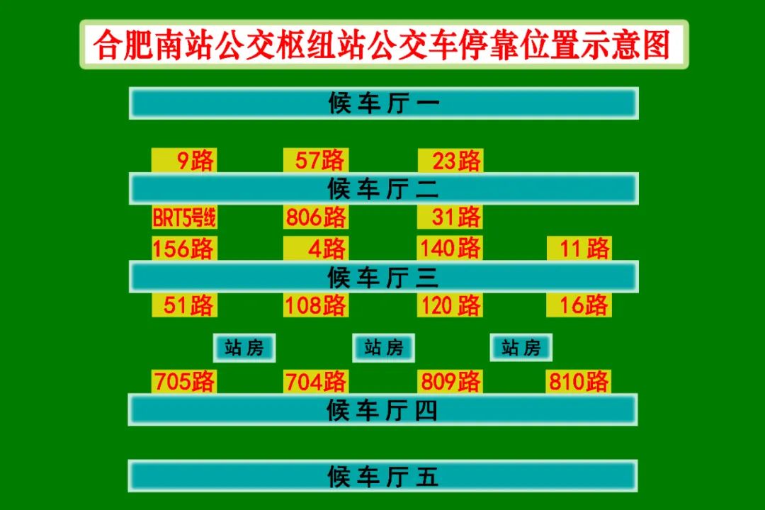 合肥南站换乘指南来了！