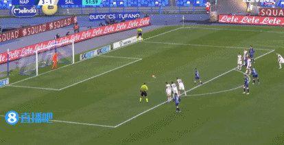 那不勒斯队史射手榜（打入宣布离队后的首球，因西涅手指那不勒斯队徽：我永远热爱你）