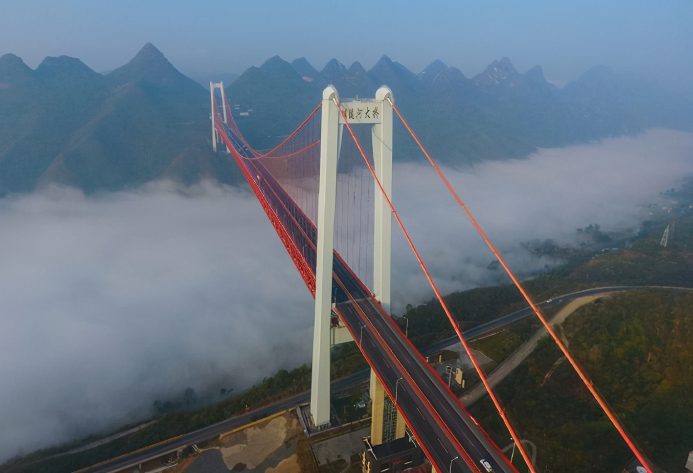 坝陵河大桥，最美的智慧与最美的景致交相辉映