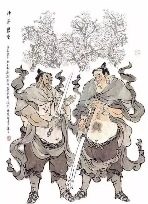 妈!咱家门口站了俩“恶人”