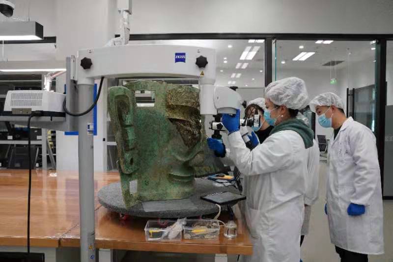 首次露真容！三星堆青铜大面具上春晚啦